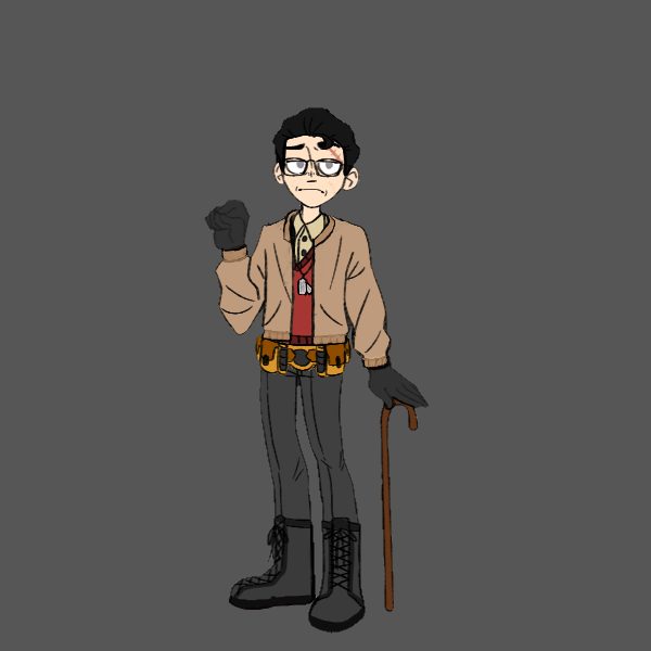 Full-body Picrew of Cygnus