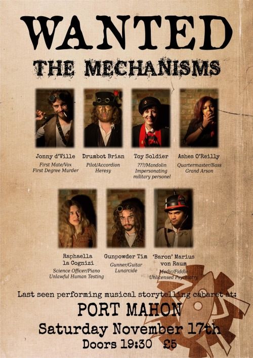 The Mechanisms Wanted Poster